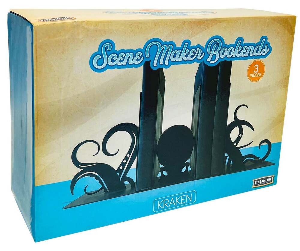 Streamline Kraken Scene Maker Bookends 3 Pieces